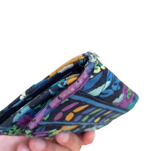Vera Bradley Euro Trifold Wallet in Midnight Blue - Picture 12 of 12